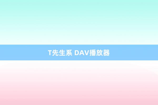 T先生系 DAV播放器