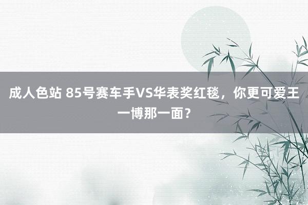 成人色站 85号赛车手VS华表奖红毯，你更可爱王一博那一面？